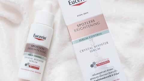 Khám phá 2 bí mật giảm thâm nám & dưỡng sáng da vượt trội của tinh chất Eucerin Spotless Brightening Sebum Control Crystal Booster Serum