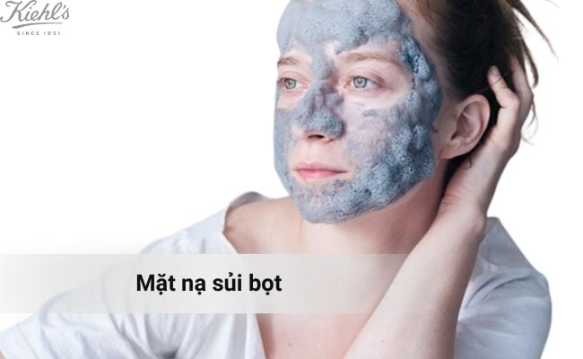 Mặt nạ bọt chứa các hoạt chất tạo bọt khí khi tiếp xúc với không khí
