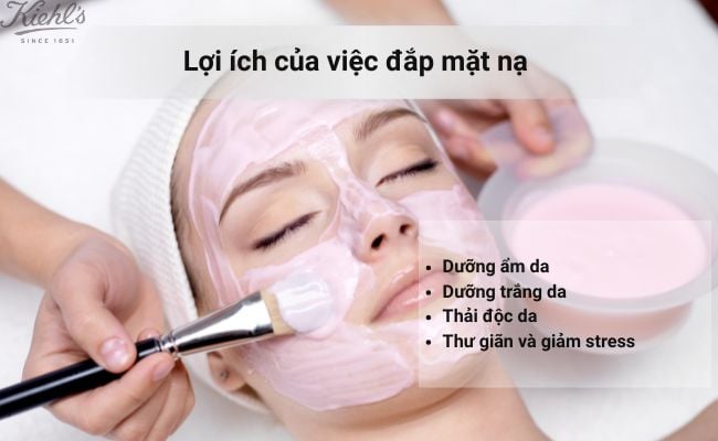 Đắp mặt nạ để mang lại làn da mịn màng, khỏe mạnh