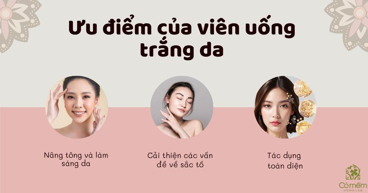 nên uống viên trắng da hay collagen